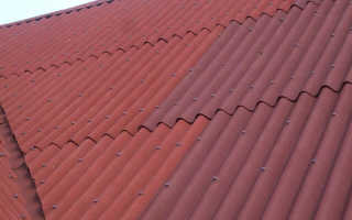 Чем покрасить ондулиновую крышу