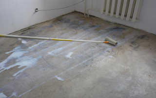 Чем прогрунтовать бетонный пол?