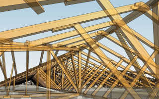 Как построить стропила двускатной крыши