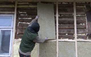Утепление наружных стен деревянного дома своими руками
