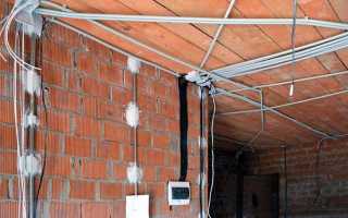 Монтаж электропроводок в кирпичных и панельных домах